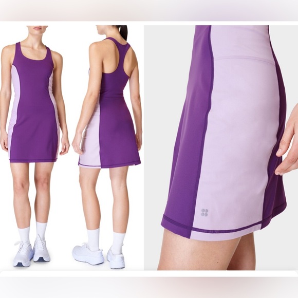 SWEATY BEATTY Power Workout Colorblock Performance Dress - Picture 2 of 8